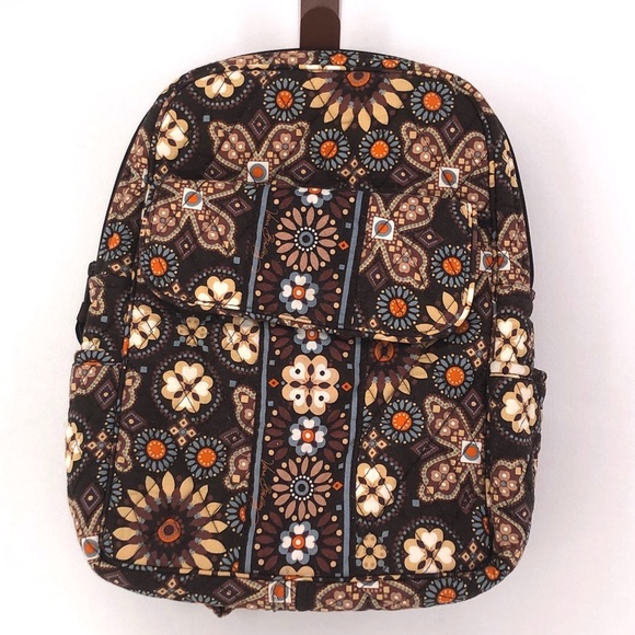 Vera Bradley Handbags - Vera Bradley Small Backpack Canyon Brown Pattern